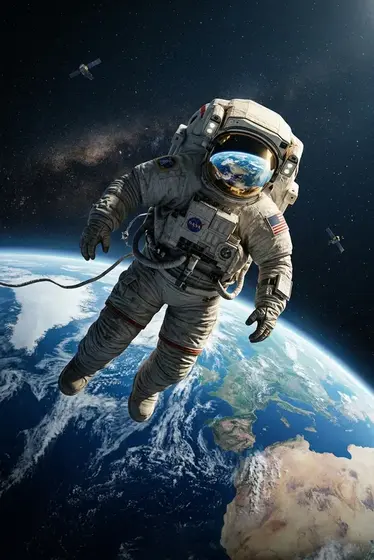 Above the Earth