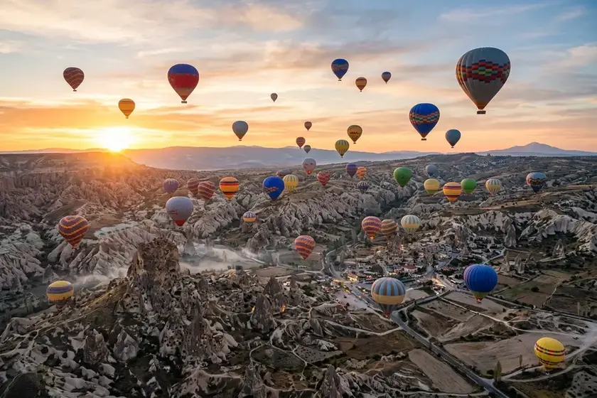 Cappadocia at dawn